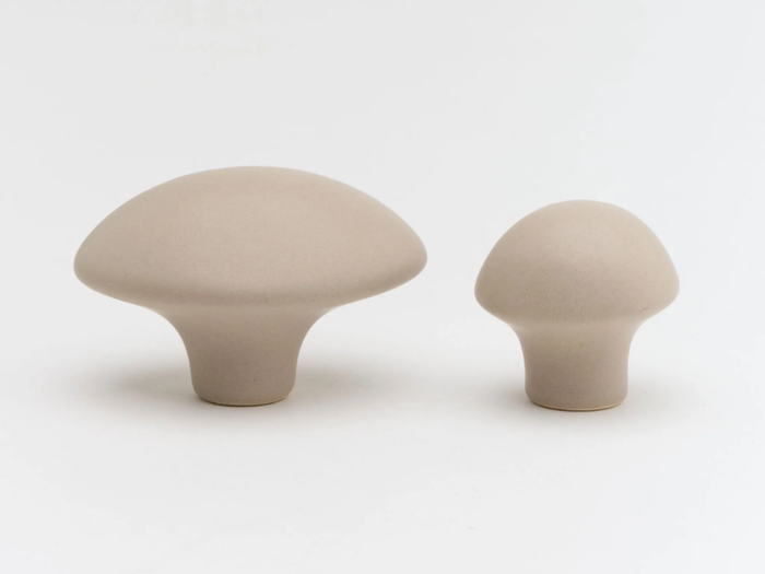 PEBBLE - Ceramic furniture knob _ Lo & Co Interiors